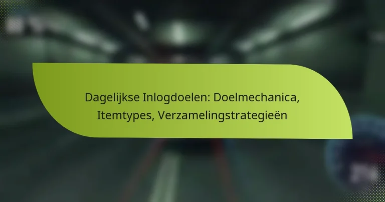 Dagelijkse Inlogdoelen: Doelmechanica, Itemtypes, Verzamelingstrategieën